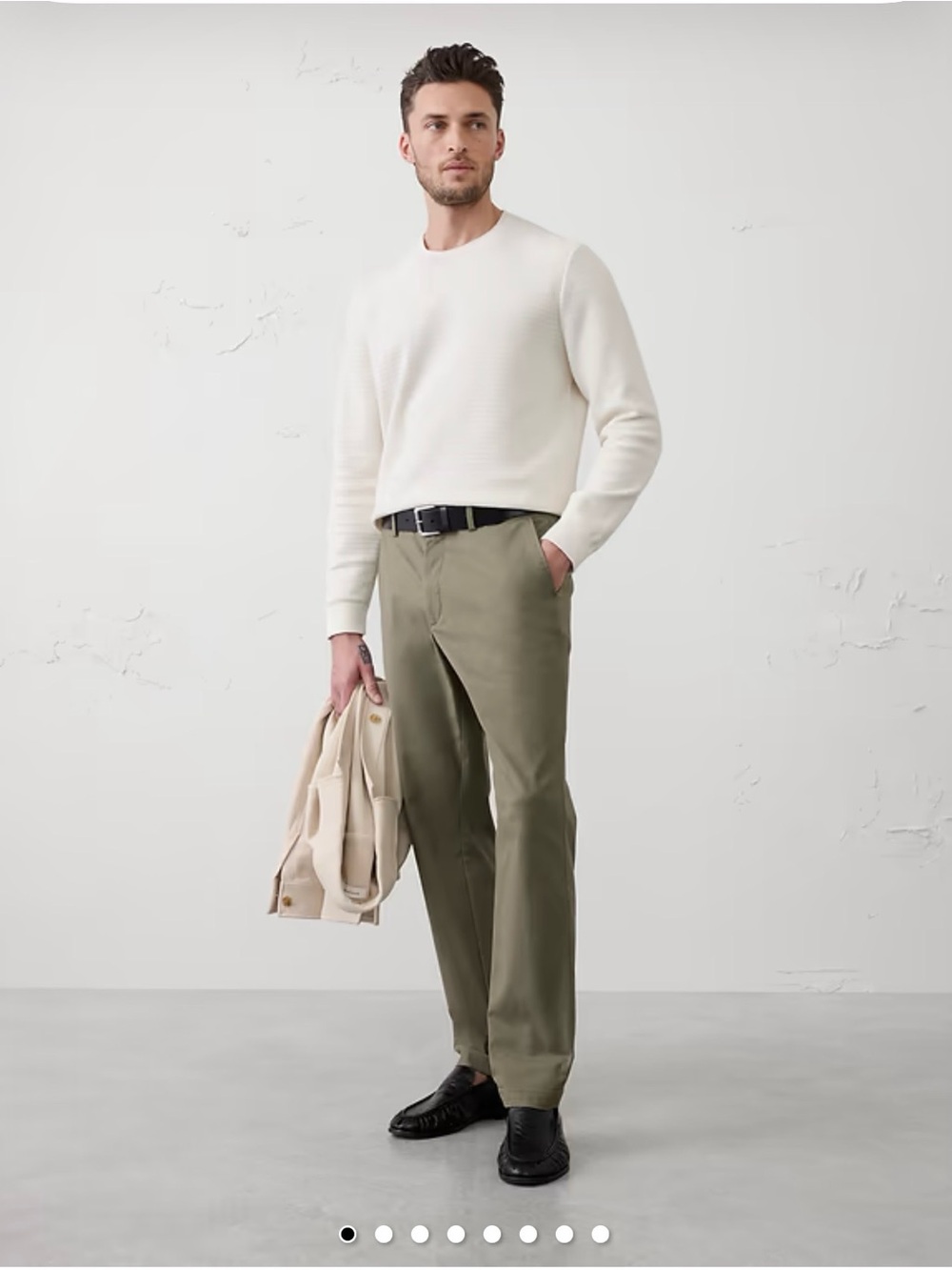 Banana Republic lived-in-athletic chino pants size 36x30